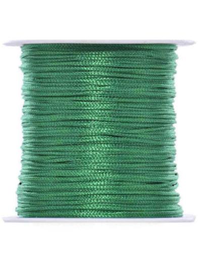 Paraşüt İpi, Bileklik-kolye Örgü İpi 1 Mm 50 Metre Yeşil
