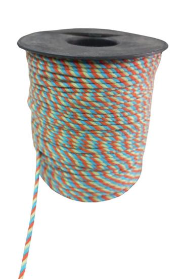 Bileklik İpi, Hediye Paketleme İpi, Şans, Bereket, Aşk, Şifa, Güç 10 Mm Pamuk  10 Metre Yeşil