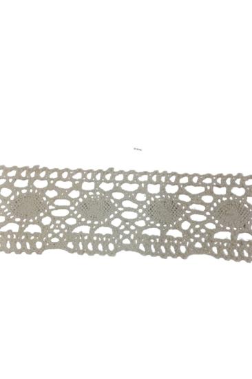 Kopanaki Dantel En 5 Cm Badem Model Krem 10 Metre