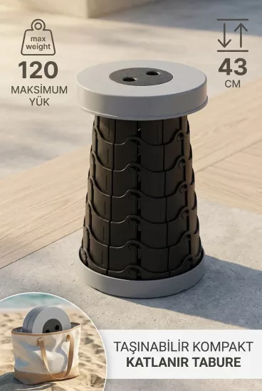 Teleskopik Akordeon Tabure