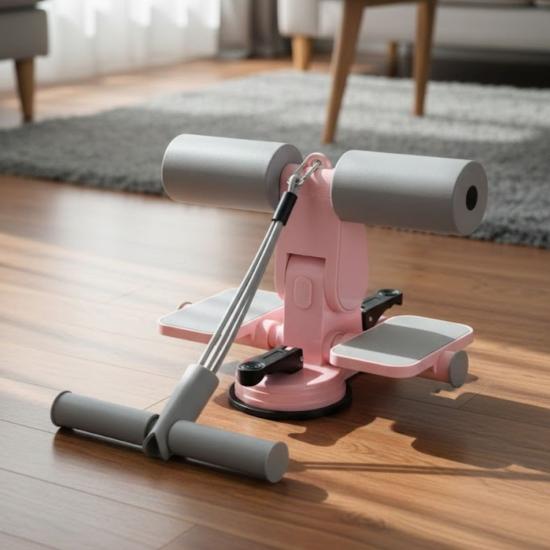 BUFFER® 4 Direnç Bantlı Mekik Çekme Spor Aleti – Karın, Kol ve Tüm Vücut İçin Evde Egzersiz Aleti