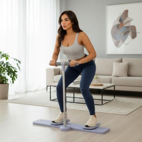 BUFFER® Katlanabilir Kardiyo Tahtası – Aç Kapa Bacak, Kalça ve Core Güçlendirici Spor Aleti