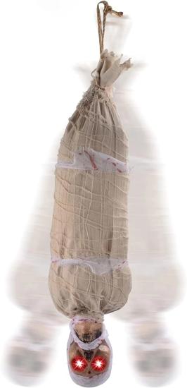 Mey İthalat® Halloween Sensörlü Işıklı Hareketli Mumya 25x75 cm