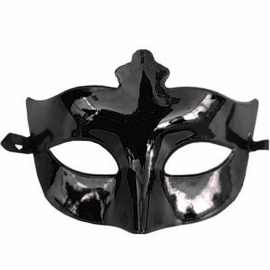 Mey İthalat® Siyah Renk Masquerade Kostüm Partisi Venedik Balo Maskesi