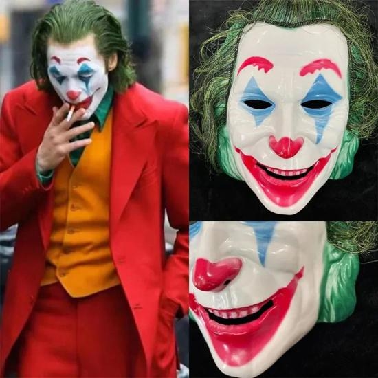 Mey İthalat® Joaquin Phoenix Joker Maskesi Yeşil Saçlı