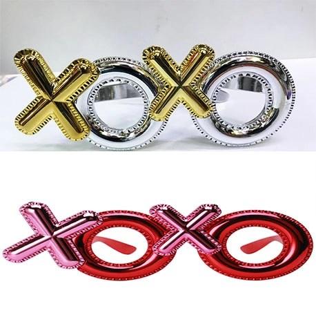 Mey İthalat® Xoxo Parti Gözlüğü 2 Renk 2 Adet