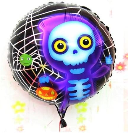 Mey İthalat® Halloween İskelet Hayalet Folyo Balon 18 inç