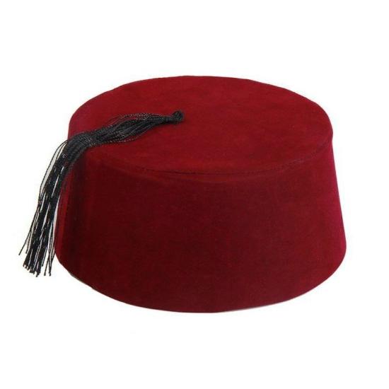 Mey İthalat® Bordo Renk Osmanlı Fesi Yetişkin Boy
