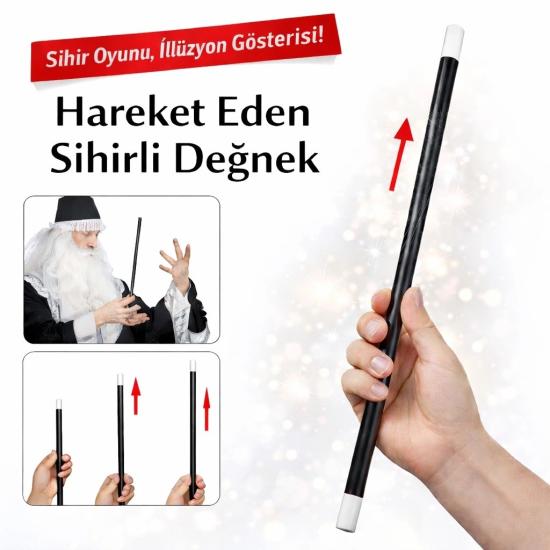 Mey İthalat® Hareket Eden Sihirli Değnek Çubuk 24 cm