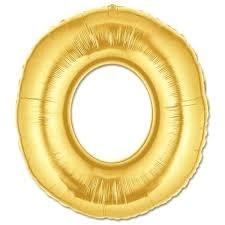 Mey İthalat® O Harf Folyo Balon Altın Renk  40 inç