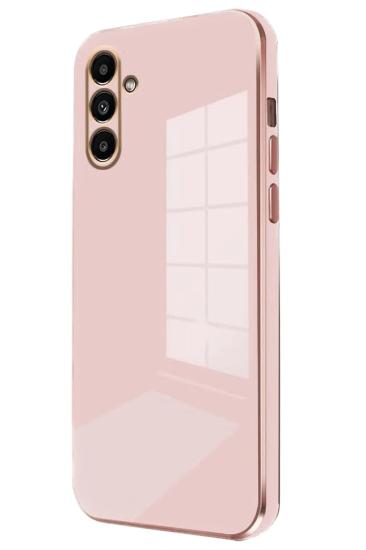 Mey İthalat®  Samsung Galaxy A55 5G Kılıf Volet Silikon - Pembe