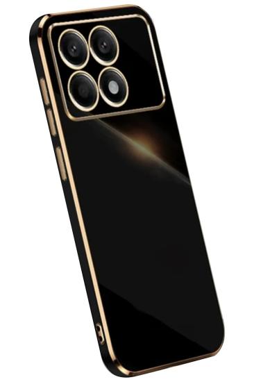 Mey İthalat®   Poco X6 Pro Kılıf Volet Silikon - Siyah