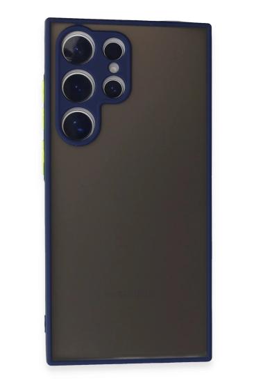 Mey İthalat®  Samsung Galaxy S24 Ultra Kılıf Montreal Silikon Kapak - Lacivert