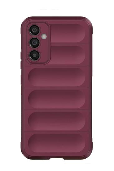 Mey İthalat®  Samsung Galaxy A15 4G Kılıf Optimum Silikon - Bordo