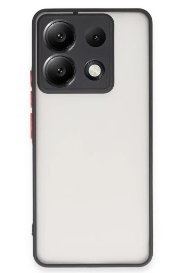 Mey İthalat®   Redmi Note 13 Pro 5G Kılıf Montreal Silikon Kapak - Siyah