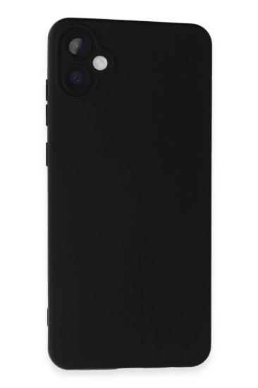 Mey İthalat®  Samsung Galaxy A05 Kılıf Nano içi Kadife Silikon - Siyah