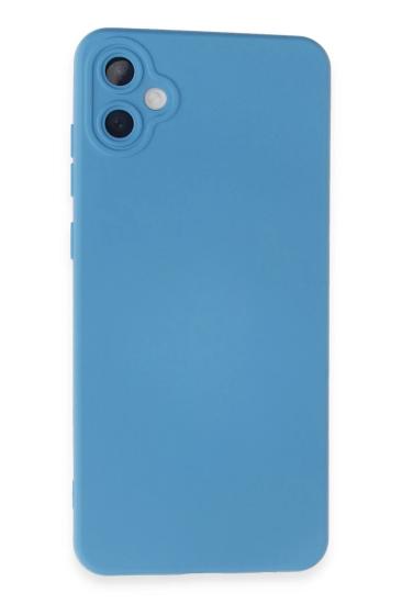 Mey İthalat®  Samsung Galaxy A05 Kılıf Nano içi Kadife Silikon - Mavi