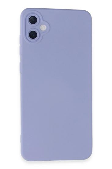 Mey İthalat®  Samsung Galaxy A05 Kılıf Nano içi Kadife Silikon - Lila