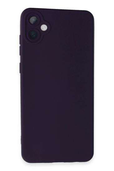 Mey İthalat®  Samsung Galaxy A05 Kılıf Nano içi Kadife Silikon - Mor