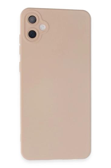 Mey İthalat®  Samsung Galaxy A05 Kılıf Nano içi Kadife Silikon - Pudra