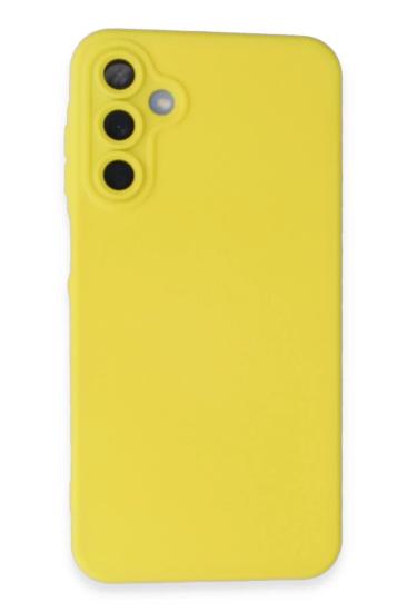 Mey İthalat®  Samsung Galaxy A05S Kılıf Nano içi Kadife Silikon - Sarı