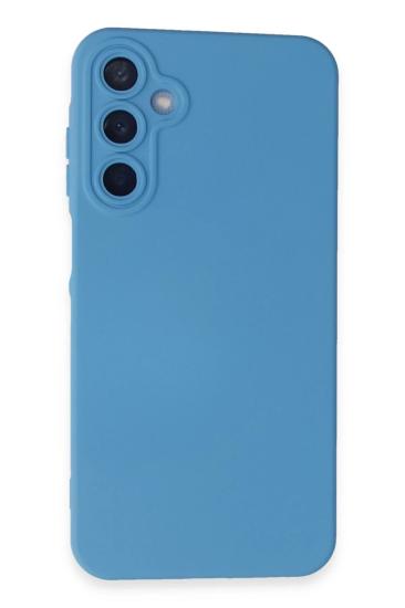 Mey İthalat®  Samsung Galaxy A05S Kılıf Nano içi Kadife Silikon - Mavi