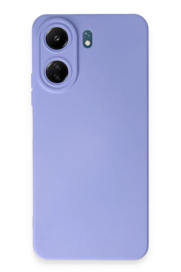 Mey İthalat®   Redmi 13C Kılıf Nano içi Kadife Silikon - Lila