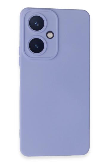 Mey İthalat®  Vivo Y27 Kılıf Nano içi Kadife Silikon - Lila