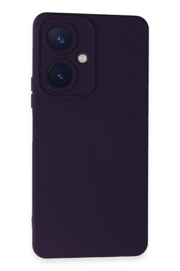 Mey İthalat®  Vivo Y27 Kılıf Nano içi Kadife Silikon - Mor