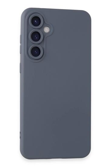 Mey İthalat®  Samsung Galaxy S24 Kılıf Nano içi Kadife Silikon - Gri