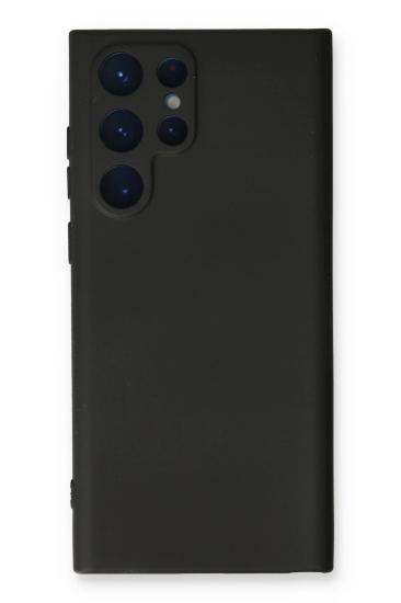 Mey İthalat®  Samsung Galaxy S24 Ultra Kılıf Nano içi Kadife Silikon - Siyah