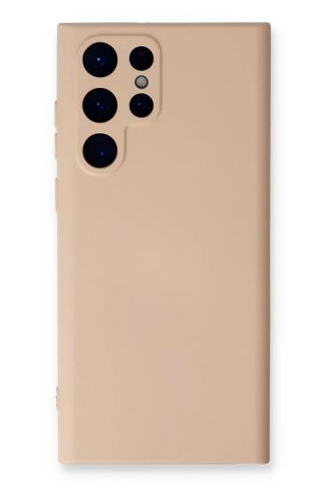 Mey İthalat®  Samsung Galaxy S24 Ultra Kılıf Nano içi Kadife Silikon - Pudra