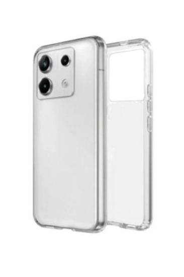 Mey İthalat®   Redmi Note 13 Pro 4G Kılıf Lüx Şeffaf Silikon