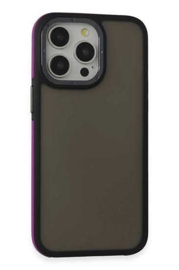 Mey İthalat®  iPhone 13 Pro Max Harvel Kapak - Derin Mor