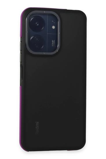 Mey İthalat®   Redmi 13C Harvel Kapak - Derin Mor