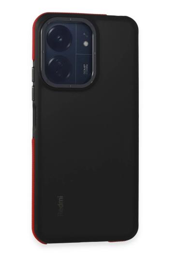 Mey İthalat®   Redmi 13C Harvel Kapak - Kırmızı