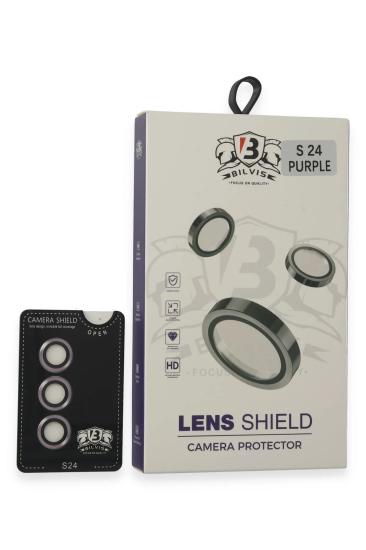 Mey İthalat®  Samsung Galaxy S24 Bilvis Titan Kamera Lens - Derin Mor