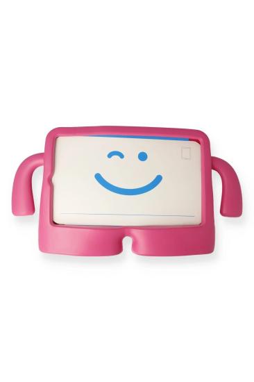 Mey İthalat®  Samsung Galaxy Tab A9 Kılıf Karakter Tablet Silikon - Pembe