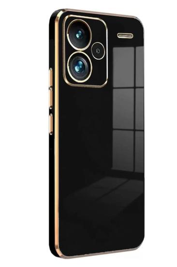 Mey İthalat®   Redmi Note 13 Pro Plus Kılıf Volet Silikon - Siyah