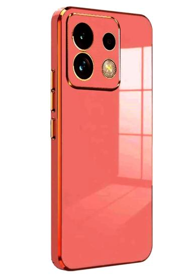 Mey İthalat®   Redmi Note 13 Pro 5G Kılıf Volet Silikon - Kırmızı