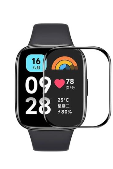 Mey İthalat®   Redmi Watch 3 Active Polymer Nano Ekran Koruyucu - Şeffaf