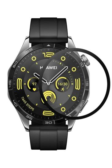 Mey İthalat®  Huawei GT4 46mm 22mm Polymer Nano Ekran Koruyucu - Şeffaf