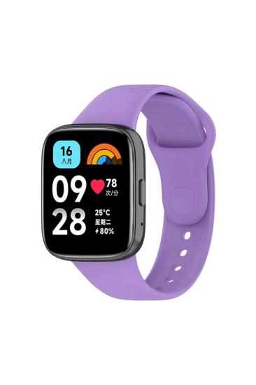 Mey İthalat®   Redmi Watch 3 Active Klasik Kordon - Lila