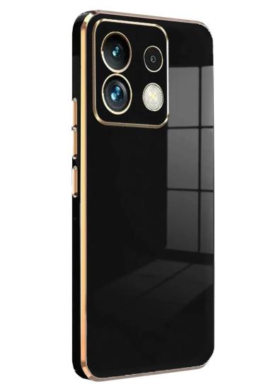 Mey İthalat®   Redmi Note 13 5G Kılıf Volet Silikon - Siyah