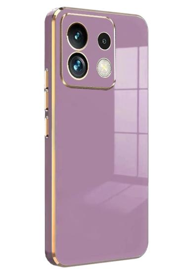 Mey İthalat®   Redmi Note 13 5G Kılıf Volet Silikon - Mor