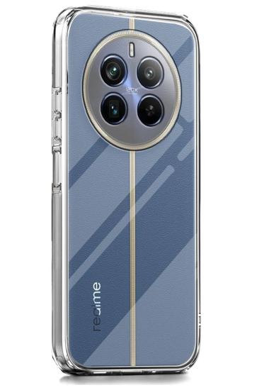 Mey İthalat®  Realme 12 Pro Plus Kılıf Lüx Şeffaf Silikon