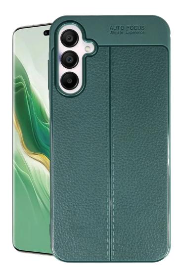 Mey İthalat®  Samsung Galaxy A15 4G Kılıf Auto Focus Kapak - Koyu Yeşil