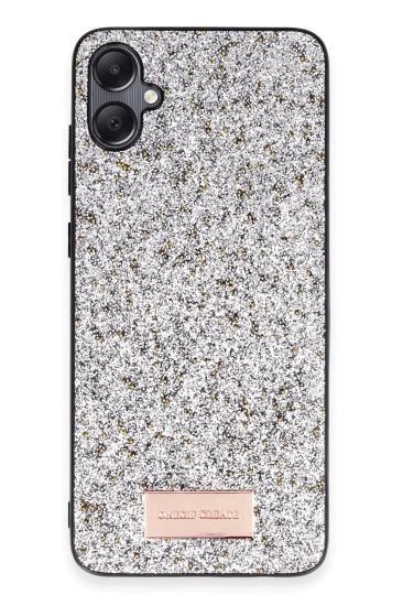Mey İthalat®  Samsung Galaxy A05 Bright Simli Kapak - Gümüş