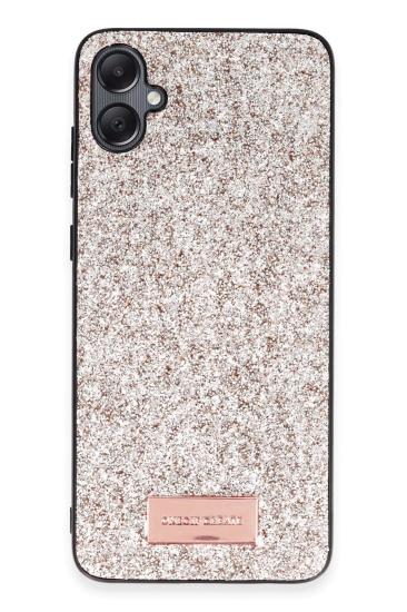 Mey İthalat®  Samsung Galaxy A05 Bright Simli Kapak - Gold
