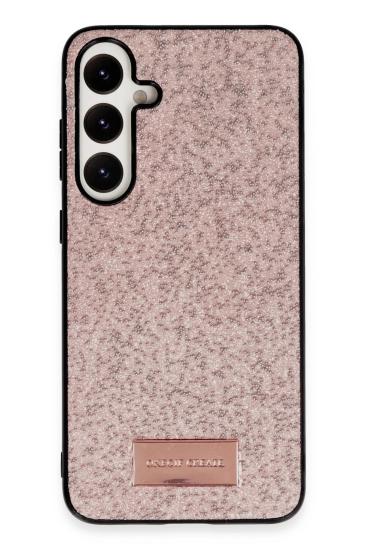 Mey İthalat®  Samsung Galaxy A05S Bright Simli Kapak - Pembe